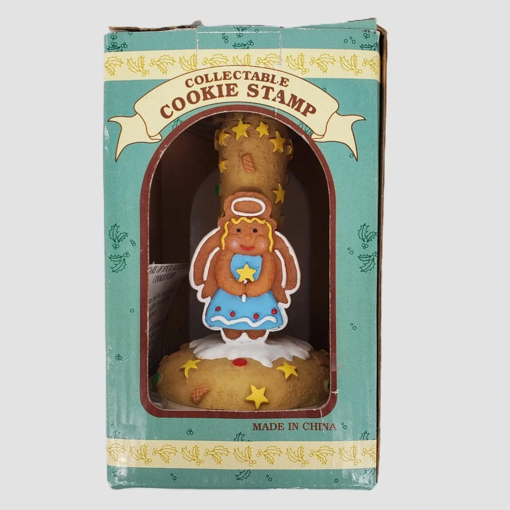 Rite Aid Collectable Cookie Stamp Gingerbread Angel Christmas 972263-VII Vintage